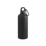 Aluminium bottle with matte finish, 550 ml, Matt Cruiser black colour