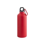 Aluminium bottle with matte finish, 550 ml, Matt Cruiser red colour