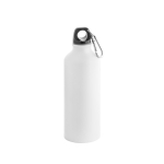 Aluminium bottle with matte finish, 550 ml, Matt Cruiser white colour