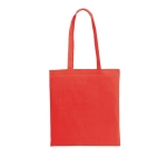 Tote bag made of recycled cotton & RPET, 180 g/m2, Reciclo Cairo red colour