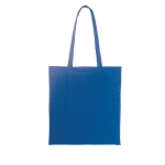 Tote bag made of recycled cotton & RPET, 180 g/m2, Reciclo Cairo royal blue colour