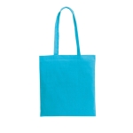 Tote bag made of recycled cotton & RPET, 180 g/m2, Reciclo Cairo light blue colour