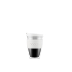 takeaway cup with silicone band, 250 ml, Joycup Double white colour second view