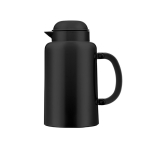 Vacuum insulated thermos with handle, 1L black colour