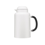 Vacuum insulated thermos with handle, 1L white colour first view