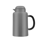 Vacuum insulated thermos with handle, 1L dark grey colour