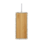 USB hub with 4 ports, terrazzo and bamboo casing natural colour