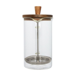 French press coffee maker for 3 cups, 600 ml transparent colour