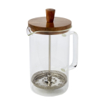 French press coffee maker for 3 cups, 600 ml transparent colour