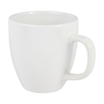 Ceramic mug with glossy finish, 430 ml white colour