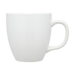 Ceramic mug with glossy finish, 430 ml white colour