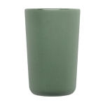 Large ceramic mug with matte finish, 480 ml green colour