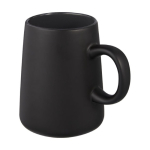 Ceramic mug with jug shape, 450 ml black colour