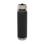 Sports bottle, stainless steel, thermal function, 750 ml black colour