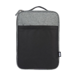 Recycled laptop sleeve with pocket, 14” black colour