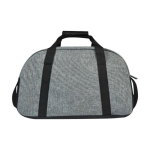 Sports bag made from recycled polyester black colour