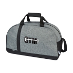 Sports bag made from recycled polyester black colour