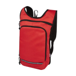 Water-repellent outdoor backpack red colour