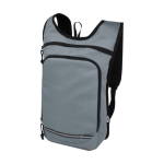 Water-repellent outdoor backpack grey colour