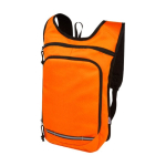 Water-repellent outdoor backpack orange colour