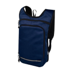 Water-repellent outdoor backpack navy-blue colour