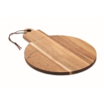 Christmas ornament bread board made of acacia wood wood colour