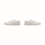 Lightweight synthetic leather runners with rubber sole, size 38 white colour sixth view