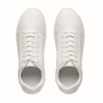 Runners made of faux leather with rubber sole, size 41 white colour ninth view