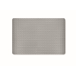 Lightweight cotton waffle blanket, 300 g/m2 grey colour second view