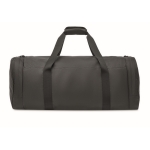 Large bag with multiple compartments and carrying strap black colour eighth view