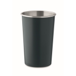 Reusable recycled stainless steel mug, 300ml navy-blue colour