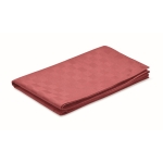 Water-repellent table runner, polyester/microfiber, 185 g/m2 red colour