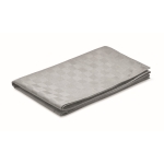 Water-repellent table runner, polyester/microfiber, 185 g/m2 grey colour