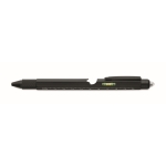 Rotating steel pen with blue ink and multiple functions black colour ninth view