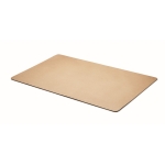 Large non-slip desk pad made from recycled paper beige colour