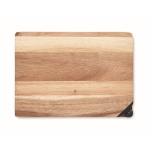 Acacia wood chopping board with knife sharpener wood colour sixth view