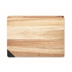 Acacia wood chopping board with knife sharpener wood colour seventh view