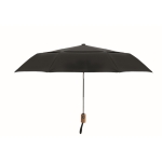 Windproof foldable umbrella made of 190T polycotton, Ø 99 cm black colour