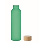 Crystal Shock Resistant Bottle 500ml transparent green colour fifth view