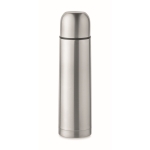 Silver leak-proof stainless steel thermos, 500 ml matt silver colour