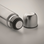 Silver leak-proof stainless steel thermos, 500 ml matt silver colour third photographic view