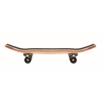 Mini wooden skateboard-shaped finger toy wood colour second view