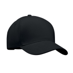 Heavyweight two-tone cotton twill baseball cap, 260 g/m2