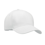 Heavyweight two-tone cotton twill baseball cap, 260 g/m2