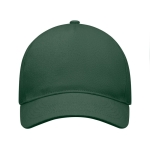 Heavyweight two-tone cotton twill baseball cap, 260 g/m2