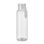 Tritan bottle with silicone loop, 500 ml transparent colour