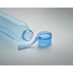 Tritan bottle with silicone loop, 500 ml transparent light blue colour