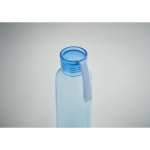 Tritan bottle with silicone loop, 500 ml transparent light blue colour