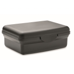 Lunch box with a simple click closure, 800 ml black colour