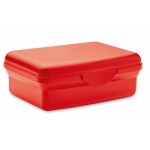 Lunch box with a simple click closure, 800 ml red colour